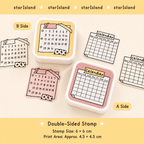 XXKK Double-Sided Self-Inking Stamp