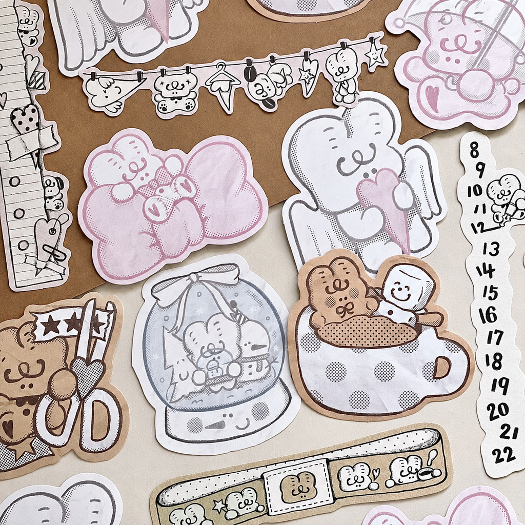 XXKK Crystal Ball Die-Cut Memo Notes