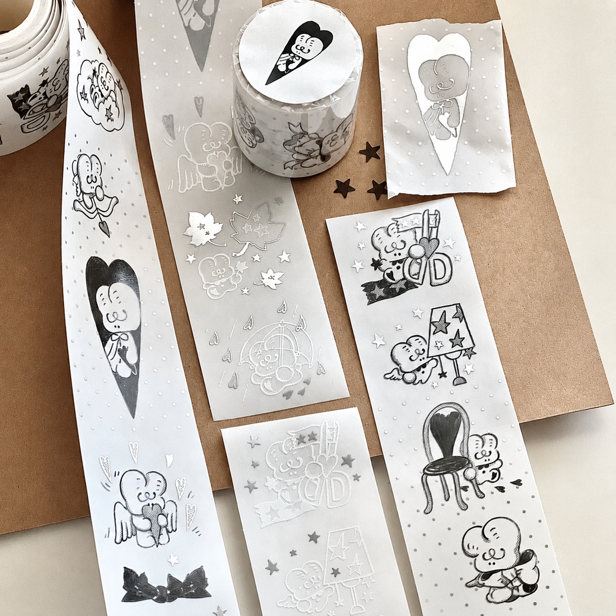 Silver Foil Vellum Tape